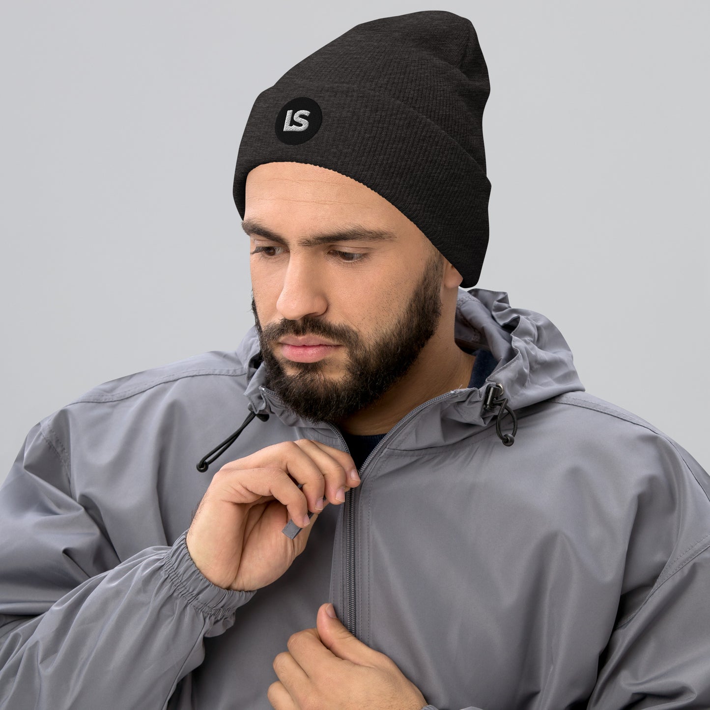Hat: Circle Logo Cuffed Beanie