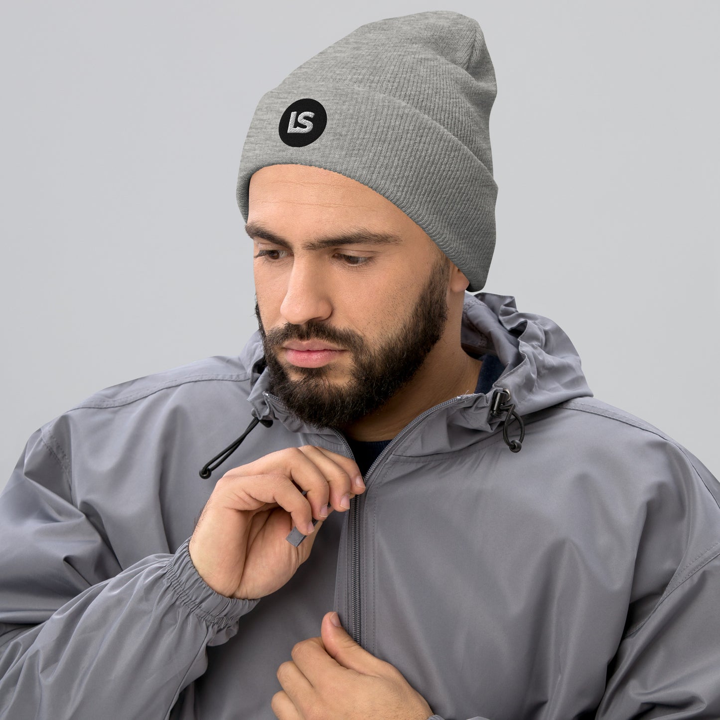 Hat: Circle Logo Cuffed Beanie