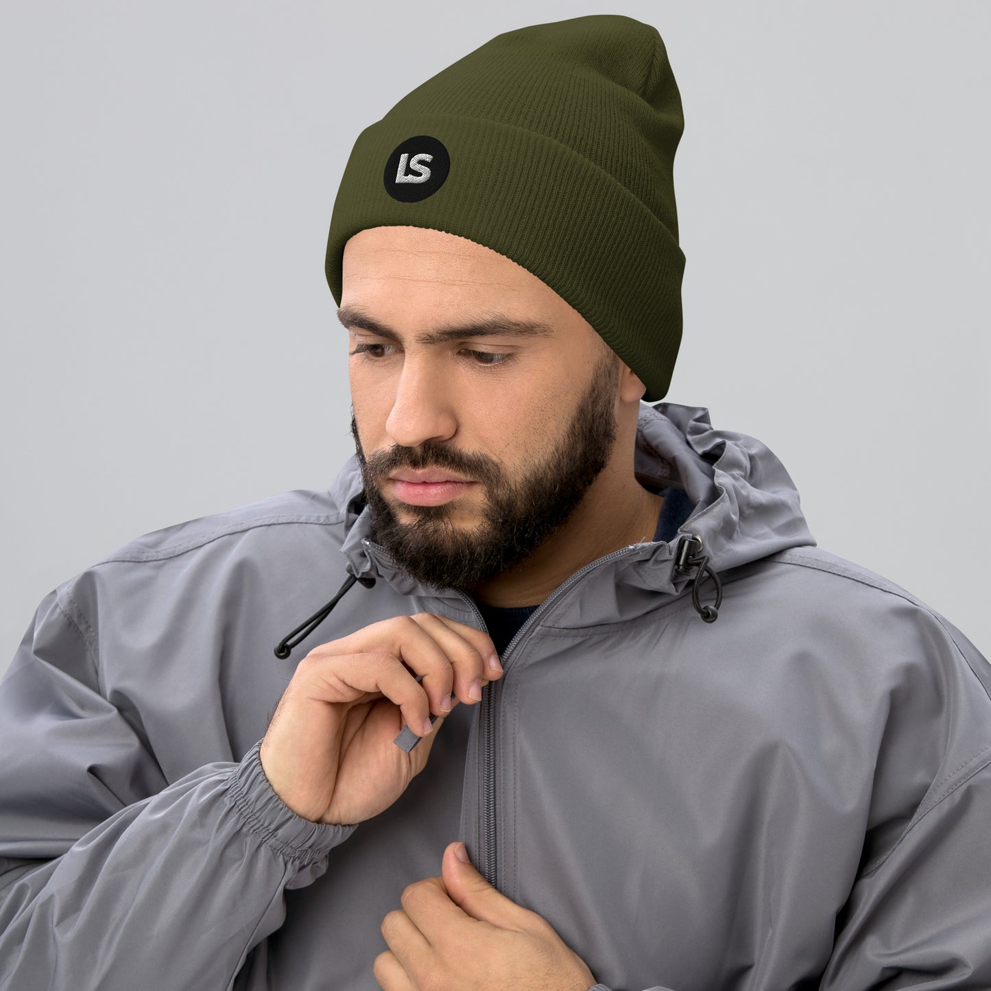 Hat: Circle Logo Cuffed Beanie