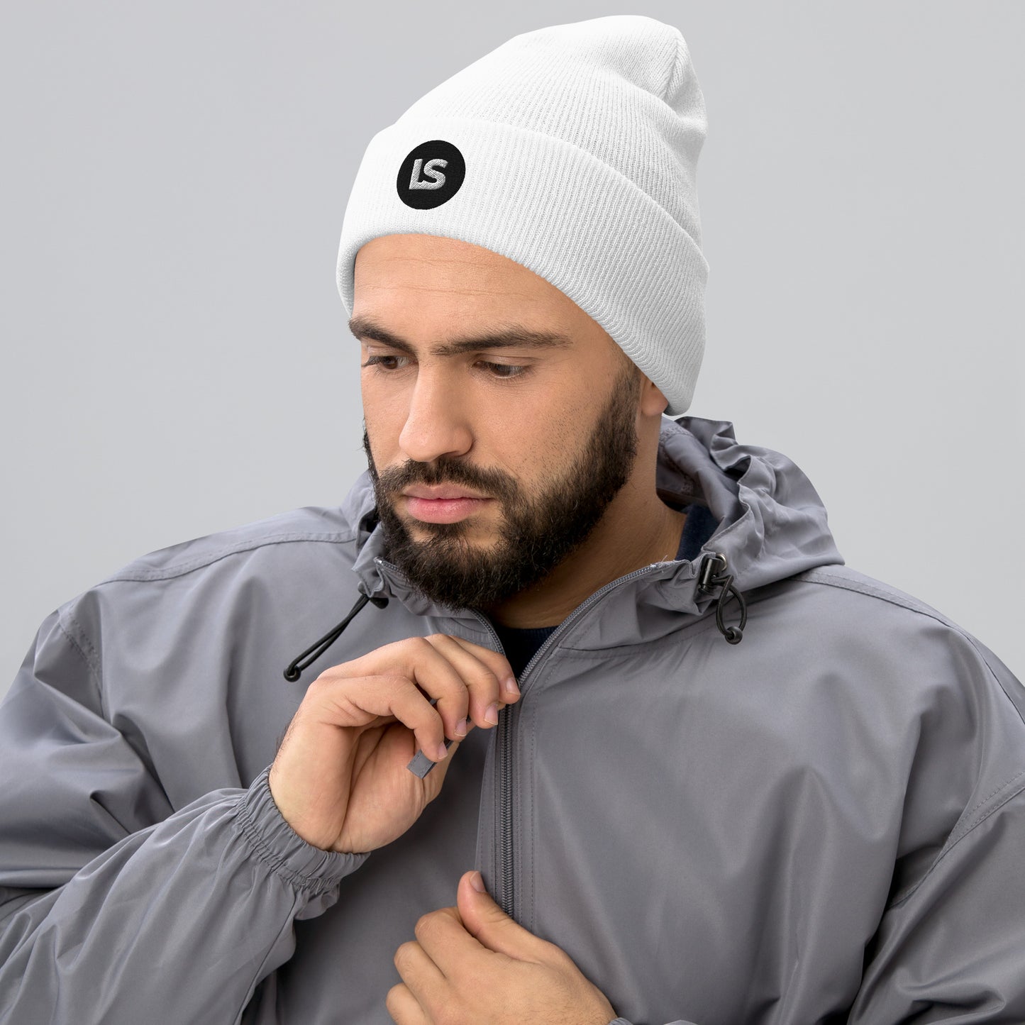 Hat: Circle Logo Cuffed Beanie
