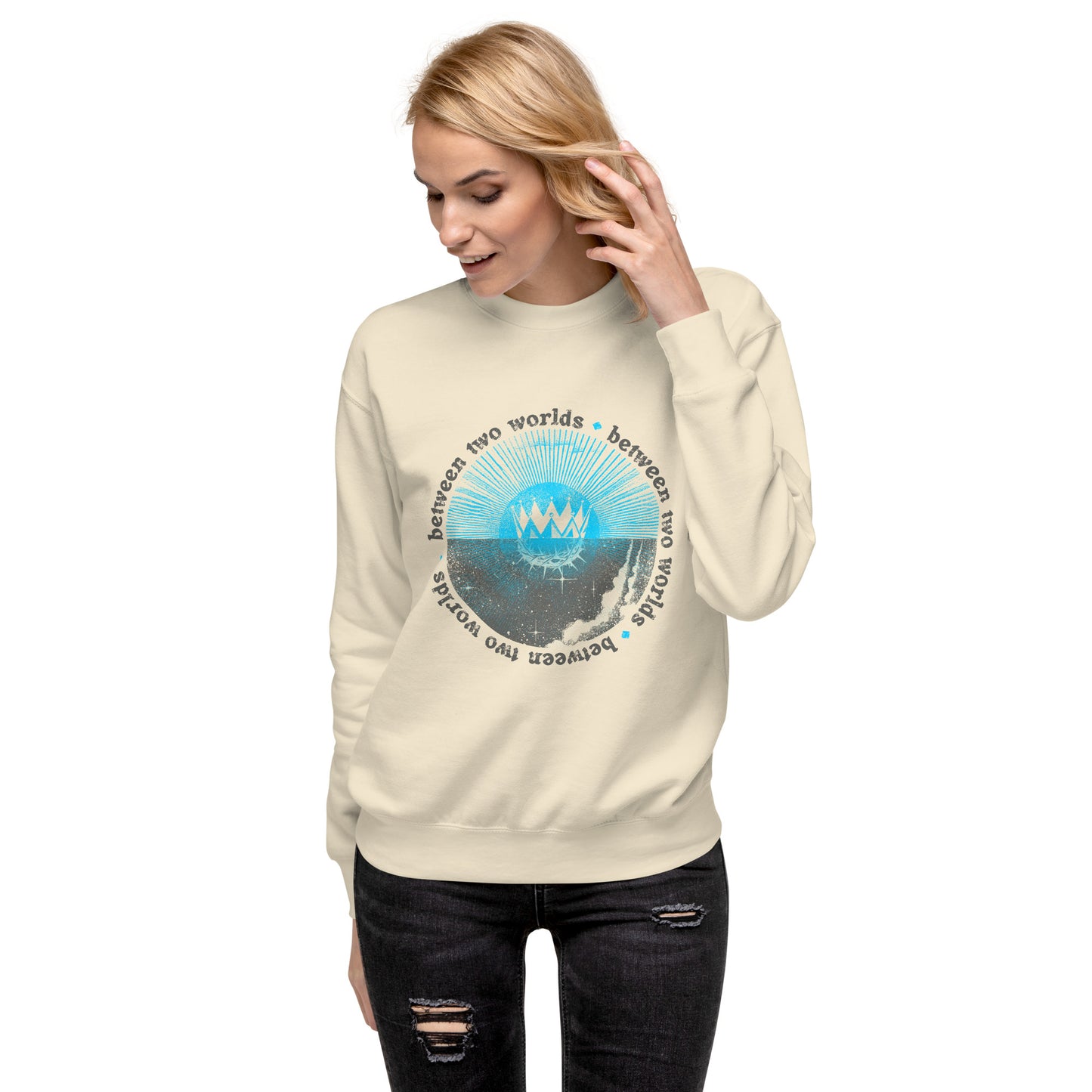 Between Two Worlds Unisex Crewneck