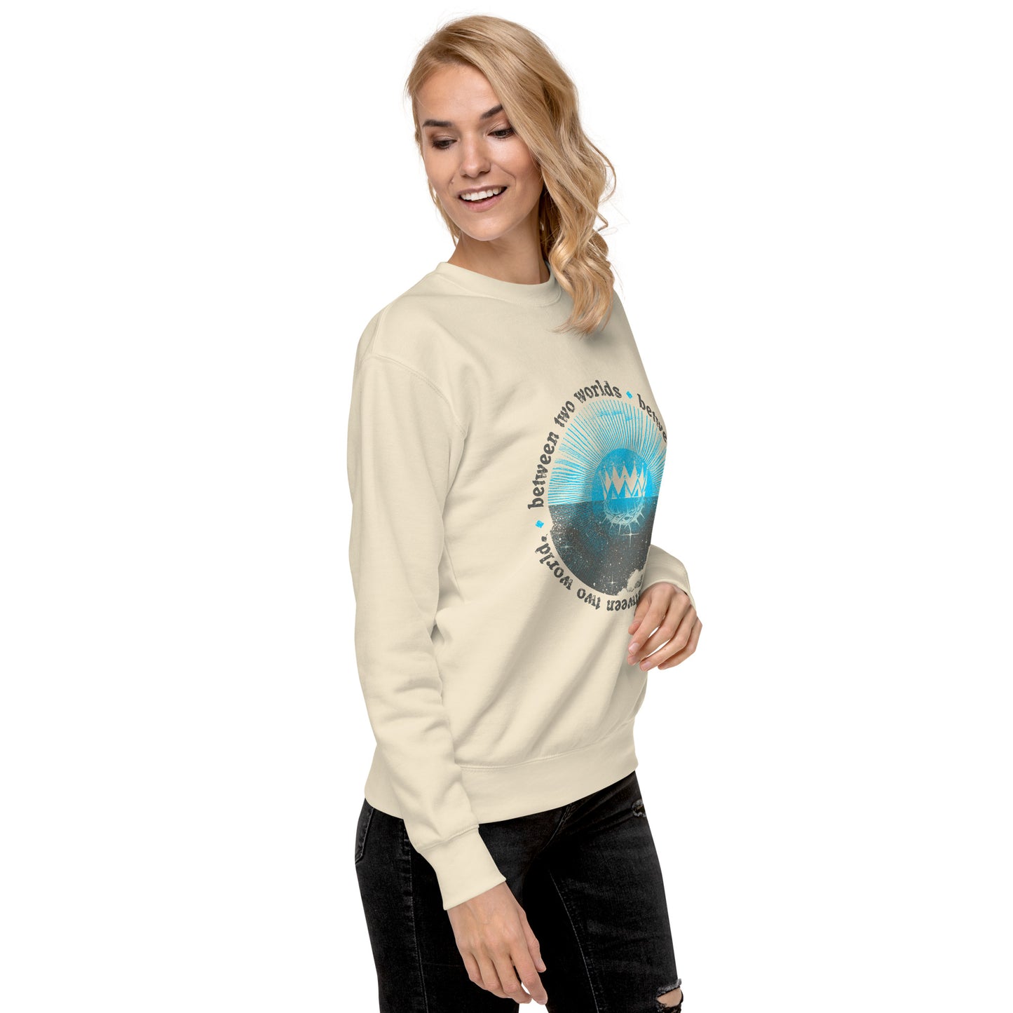 Between Two Worlds Unisex Crewneck