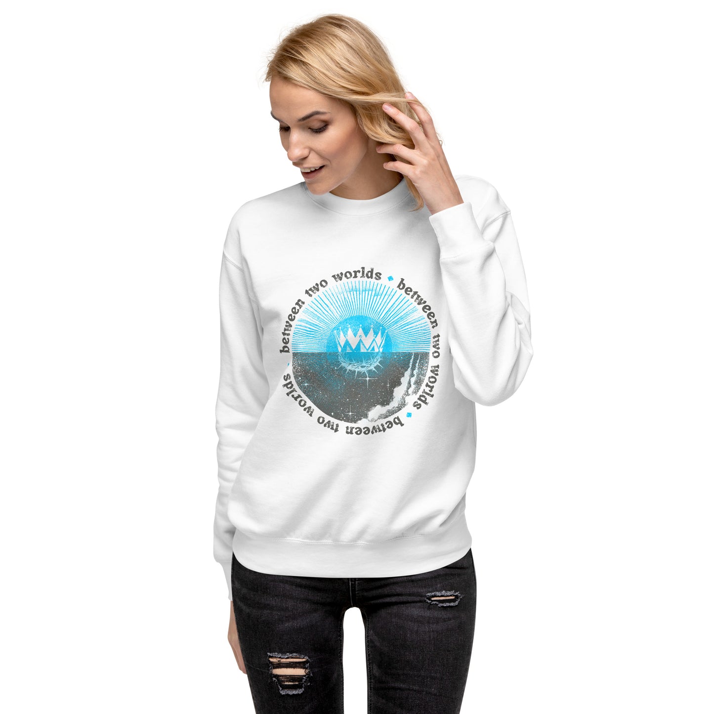 Between Two Worlds Unisex Crewneck