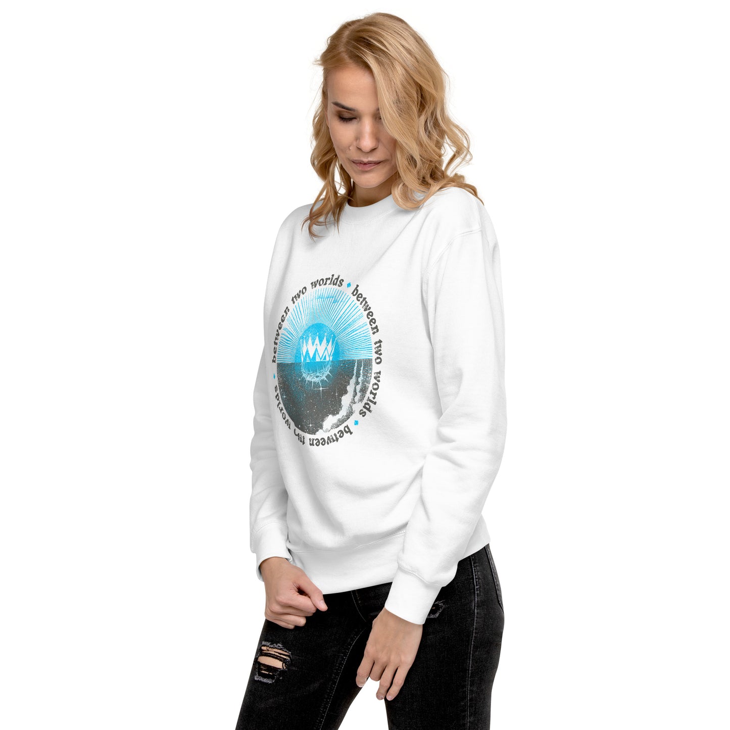 Between Two Worlds Unisex Crewneck