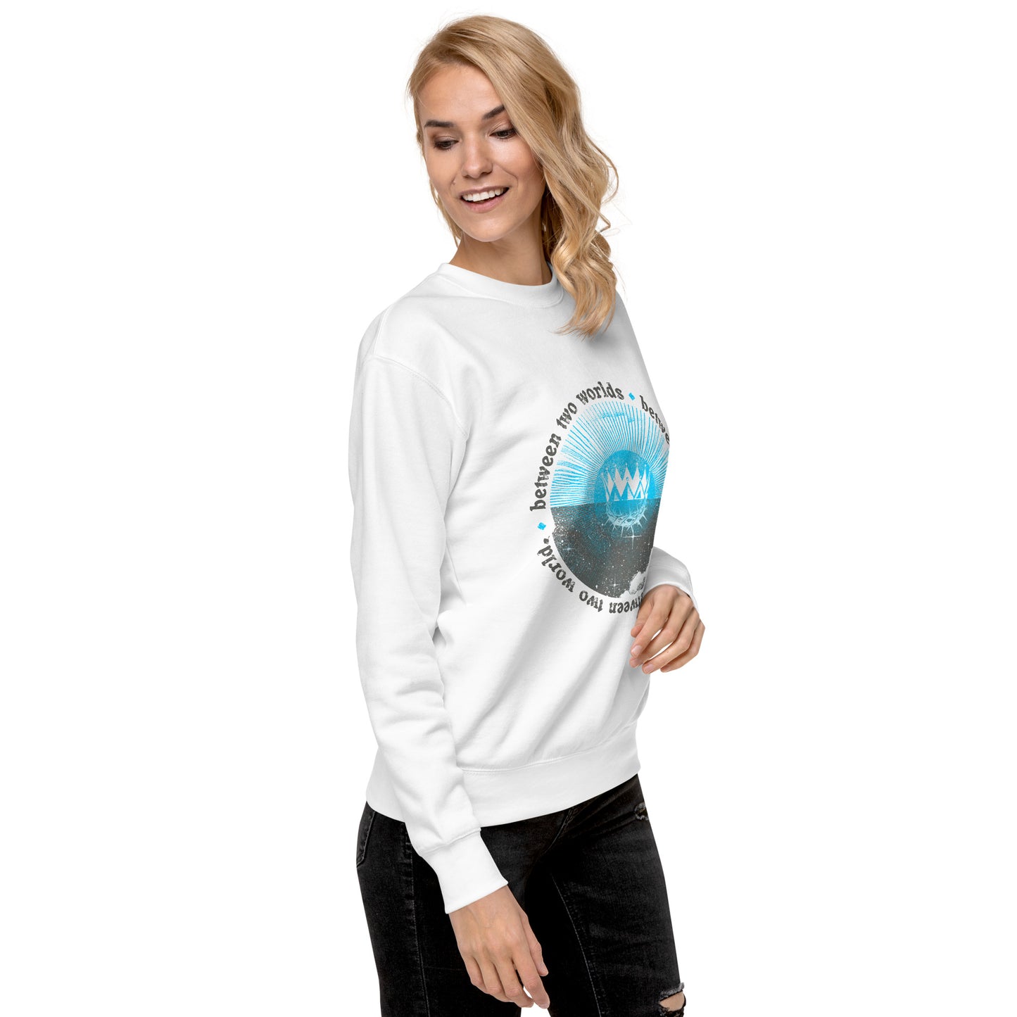 Between Two Worlds Unisex Crewneck